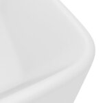 vidaXL Lavabo de luxe Blanc mat 41x30x12 cm Céramique