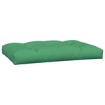 vidaXL Coussins de palette lot de 2 vert tissu