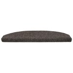 vidaXL Tapis d'escalier auto-adhésifs 15 Pièces Anthracite