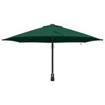 vidaXL Parasol de jardin Vert 248 x 248 x 148 cm Polyester  Acier