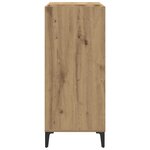 vidaXL Armoire à disques chêne artisanal 84 5x38x89 cm bois ingénierie