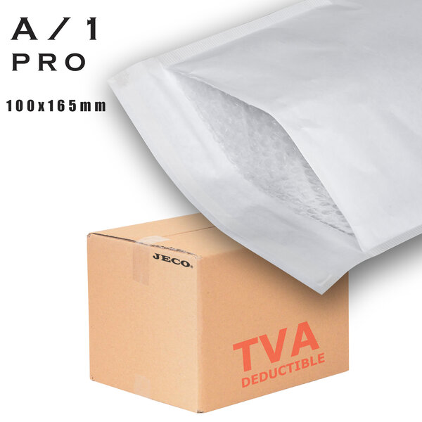 Lot de 1000 Enveloppes à bulles blanches A/1 100×165