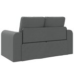 vidaXL Canapé-Lit Gris foncé 148 x 71 x 83 cm tissu