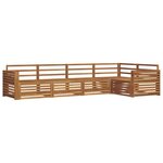 vidaXL Ensemble de canapés d'extérieur 5 pc Naturel
