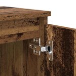 vidaXL Cabinet de chevet Bois ancien 40 x 30 x 50 cm Bois d'ingénierie