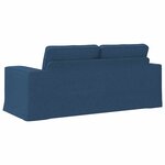 vidaXL Canapé Bleu 182 x 80 x 82 cm tissu