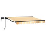 vidaXL Cadre de store manuel avec LEDs 2 5 x 2 m