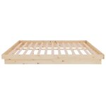 vidaXL Cadre de lit sans matelas bois massif