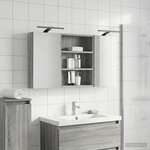 vidaXL Ensemble de Meubles de Salle de Bain 3 Pièces 100 x 10 5 x 50 cm