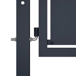 vidaXL Portail de jardin Acier 350 x 200 cm Anthracite