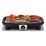 Tefal BG921812 EasyGrill XXL Barbecue électrique sur pieds, Large surface, Thermostat réglable, Cuisson simultanée, Intérieur extéri