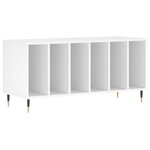 vidaXL Armoire à disques blanc 100x38x48 cm bois d'ingénierie
