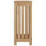 vidaXL Bac à linge 35x25x60 cm bois de teck massif