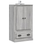 vidaXL Buffet haut sonoma gris 60x35 5x103 5 cm bois d'ingénierie