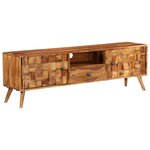 vidaXL Meuble TV Bois avec finition miel 140x30x40 cm