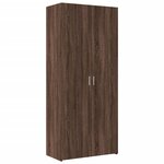 vidaXL Buffet haut chêne marron 80x42 5x185 cm bois d'ingénierie