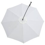 vidaXL Parasol Suspendu Blanc
