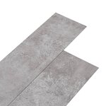 vidaXL Planches de plancher PVC Non auto-adhésif 5 26m² 2mm Gris terre