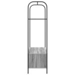 vidaXL Porte-vêtements Gris 100 x 44 x 160 cm Bois d'ingénierie
