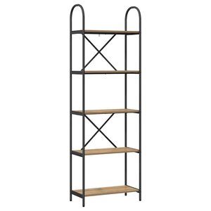 vidaXL Étagère Chêne artisanal 60 x 30 x 183 cm Bois d'ingénierie