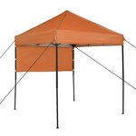 vidaXL Tente à abri 194 x 194 x 251 cm Orange Tissu