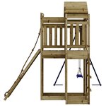 vidaXL Aire de jeux d'extérieur bois de pin imprégné