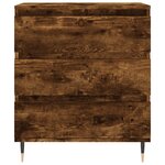 vidaXL Buffet Chêne fumé 60x35x70 cm Bois d'ingénierie