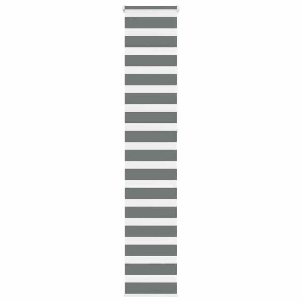 vidaXL Store zèbre gris foncé largeur du tissu 35 9 cm polyester