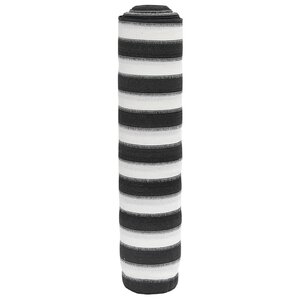 vidaXL Filet brise-vue anthracite et blanc 1x10 m PEHD 150 g/m²