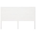 vidaXL Tête de lit Blanc 126x4x100 cm Bois massif de pin