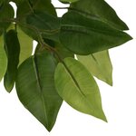 vidaXL Ficus artificiel 1260 feuilles 200 cm vert