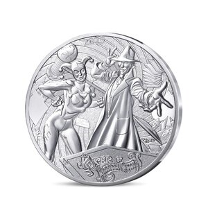 DC COMICS Monnaie de 10€ Argent THE JOKER ET HARLEY QUINN