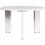 vidaXL Table basse 3 Pièces Blanc Bois massif en pin