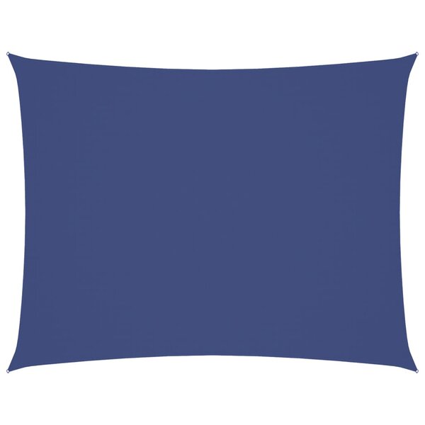vidaXL Voile de parasol tissu oxford rectangulaire 3x4 m bleu