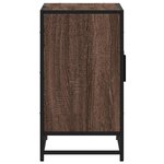 vidaXL Armoire de lavabo de salle de bain chêne marron 90x33x60 cm