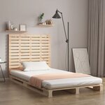 vidaXL Tête de lit murale 96x3x91 5 cm Bois massif de pin