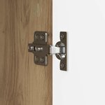 vidaXL Meuble TV 99 x 34 5 x 50 cm Chêne artisanal Bois d'ingénierie