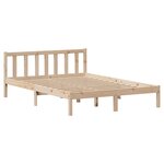 vidaXL Cadre de lit sans matelas 140x200 cm bois massif de pin
