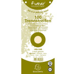 Paquet de 100 Fiches Intercalaire 105x240 Recyclées 2 trous Chamois x 12 EXACOMPTA