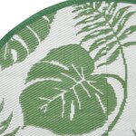 vidaXL Tapis d'extérieur ARAKIL vert Ø200 cm PP