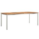 vidaXL Ensemble de salle à manger pour jardin 9 Pièces