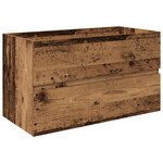 vidaXL Ensemble de meubles salle de bain 3 Pièces bois d'ingénierie