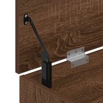 vidaXL Banc à chaussures chêne marron 102x30 5x45 cm bois d'ingénierie