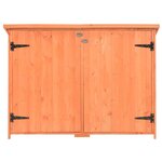 vidaXL Abri de stockage de jardin 120x50x91 cm Bois