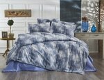 Parure de lit bleue TREE 260 x 240 cm
