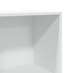 vidaXL Bibliothèque blanc 40x30x114 cm bois d'ingénierie