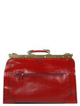 Sac de voyage cabine tendance- KATANA - Cuir de vachette collet - 45 CM - 8256-Rouge