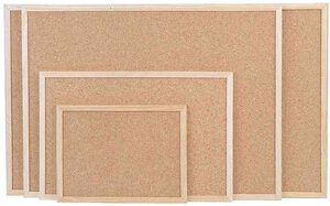 Tableau liège Haute Qualité, cadre en bois, 400 x 300 mm MAGNÉTOPLAN