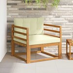 vidaXL Sofa de milieu extérieur Naturel
