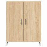 vidaXL Buffet chêne sonoma 69 5x34x90 cm bois d'ingénierie
